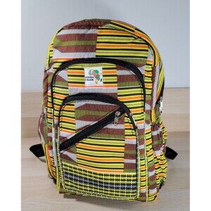Africa On My Back Laptop Backpack Cloth Adjustable Colorful Daypack School Bag